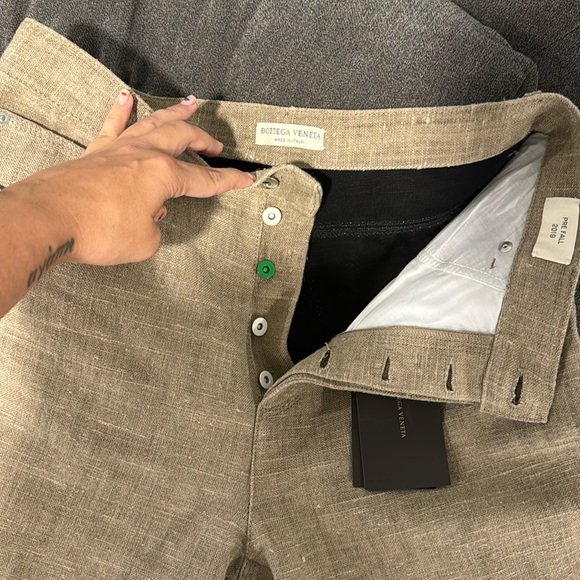 Bottegalight Irish Linin soft Jersey canvas pants